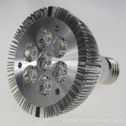 LED PAR30 Light with 350 to 400lm Luminous Flux, 7W Power and 100 to 240V AC Voltages